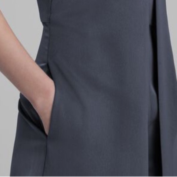 Club Monaco Strapless Satin jumpsuit New Size 2 - Picture 3 of 16